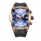 Top Brand Luxury Sport Waterproof Watch for Men Blue Dial PLB Professional Stop