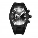 Top Brand Luxury Sport Waterproof Watch for Men Black Dial BBB Professional Stop