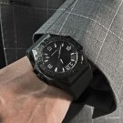 Big Sport Men Watch Automatic Dive black Dial Rubber Band Luminous Military BBBR