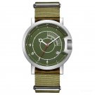 Sport Waterproof Watch Simple Men green Nylon Strap Automatic Military YNN