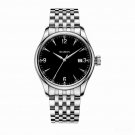 Brand Luxury Mens Watches with Date Black Dial Automatic Two Tone silver YBY