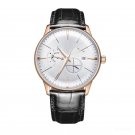 Luxury Automatic Waterproof Analog Mens Watches Designer Black Leather Strap PWB