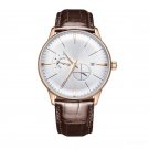 Luxury Automatic Waterproof Analog Mens Watches Designer Brown Leather Strap PWS