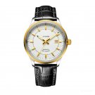 Men Watch Automatic Mechanical Steel Yellow Gold Miyota Luminous with Date GWB