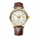 Men Watch Automatic Mechanical Steel Yellow Gold Miyota Luminous with Date GWS