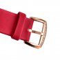 Top Brand Waterproof Watches Women Red Leather Strap Quartz Gift for Wife PWRDH