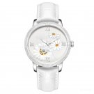 Luxury Lady Watch Waterproof Fashion Quartz Elegant white Leather Strap YWWD Luxury Lady Watch Waterproof Fashion Quartz Elegant white Leather Strap YWWD