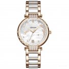 2021 Top Brand Luxury Women Watch Date Rose Gold Diamond Bracelet PWT