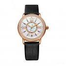 Luxury Women Fashion Waterproof Watch Leather Strap Sheel Dial Automatic PWBKD