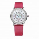 Luxury Women Fashion Waterproof Watch Leather Strap Sheel Dial Automatic YWRD