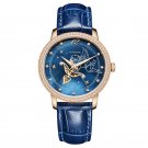 Top Brand Luxury Female Fashion Watch Automatic blue Leather Strap PLLD