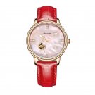Luxury Fashion Automatic Watches for Women Rose Gold red Shell Dial Analog PPR