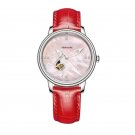 Luxury Fashion Automatic Watches for Women silver red Shell Dial Analog YPR