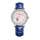 Luxury Fashion Automatic Watches for Women silver blue Shell Dial Analog YPL