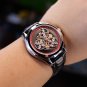 Stars Wheel Mechanical Automatic Waterproof Mens Watch Leather Creative Steel YRB