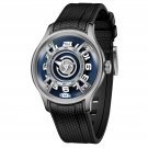 Curvature Engine Star Rotor Watch Men All Steel Blue Nightlight Mechanical YLL