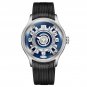 Curvature Engine Star Rotor Watch Men All Steel Blue Nightlight Mechanical YLL