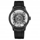 Curvature Engine Star Rotor Watch Men All Steel White Nightlight Mechanical BWB