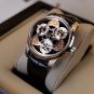 Automatic Mechanical Men Watch Steel Luminous Sapphire Glass Waterproof 50M YBB