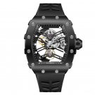 New Design black Rubber Mechanical Waterproof Automatic Watches For Men BBBR