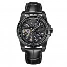 Brand Skeleton Mechanical Automatic Watch For Men Sport Genuine Leather BBB