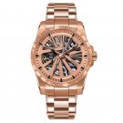 Brand Skeleton Watches For Men Mechanical Automatic Sport Luminous Bracelet PPPS