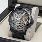 Skeleton Waterproof Watch for Men Calfskin Strap Pin Buckle Sapphire Dial BBB