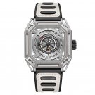 Watch For Men Waterproof Mechanical Full Steel Square Cool Luminous Rubber YWWB