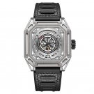Watch For Men Waterproof Mechanical Full Steel Square Cool Luminous Rubber YWBB
