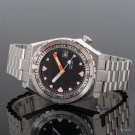 Mens Waterproof Black Watch Diving Sapphire Movement Ceramic Bezel Date Jubilee