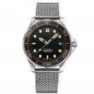 2032 New Mens Watch Japan Black Mesh Mechanical Automatic Luminous Diving Steel