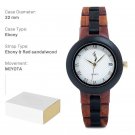 Wood Watches brown for Women Simple Nature Lightweight Engraved Quartz O24