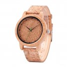Couple Watches Men Women Universal Bamboo on Clearance Wooden Leather 44mm M11