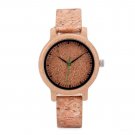 Couple Watches Men Women Universal Bamboo on Clearance Wooden Leather 38mm m12