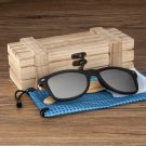 New Square Sunglasses Brand Vintage Frame Polarized Glasses For Women 2024 CG004 Silver
