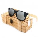 Wood Sunglasses Silver for Unisex Vintage Bamboo Glasses Polarized 2021 Wooden oculos