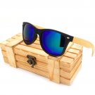 Wood Sunglasses Blue for Unisex Vintage Bamboo Glasses Polarized 2021 Wooden oculos