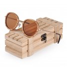 Wood Sun Glasses Polarized Metal Legs Eye Wear UV400 Lens Madeira Lentes De Sol U AG027b