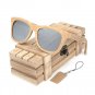 2024 Square Sunglasses Eco friendly Bamboo Retro Mens Polarized Vintage Womens DG006G