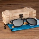 Mens Square Sunglasses Vintage Frame Polarized For Women New In 2024 CG004 Silver