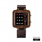Luxury Wood Analog Watches for Men Handmade Japanese Analog Movement T04 qkc
