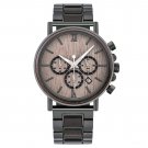 Top Luxury Men Watch Quartz Chronograph Personalized Metal Wooden Strap T50 2