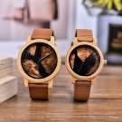 Wooden Resin Watch for Men Women Quartz Personlized GT077 1A 2A