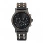Custom Men Watch Chronograph Military Metal Wooden Bracelet Luxury B P19 1