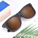 Male Wooden Brown Glasses Anti Reflective UV400 Bamboo Vintage Temples Polarized