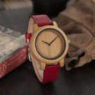 Bamboo Wooden Watch Quartz Timepiece for Ladies Men Japan Analog 38MM GJ009 AB
