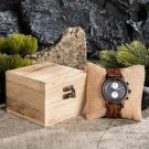 Wooden Watch for Men Waterproof Japanese Quartz Movement Chronograph GT125 1A 7