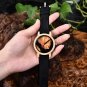 Unique Bamboo Wood Watches Men Women Thuja with Ink Resin Wonderful