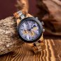 Collection Delicate Quartz Chronograph Watch Wood Men Day Night Display GT069 2