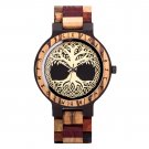 Customized Engraved Wooden Brown Watch for Men Personalized T094 1 44mm